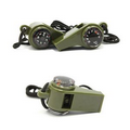 3 in 1 Whistle With Compass And Thermometer